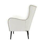 Shepherd Wingback Vegan Leather Armchair(Optional Types)