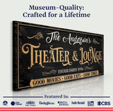 Family Theater And Lounge Sign VI