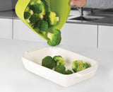 Square Green Colander