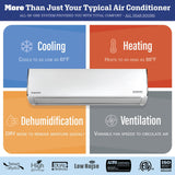 Pioneer® Diamante Pro™ 12,000 BTU 20 SEER2 115V High-Wall Ductless Mini-Split Air Conditioner Inverter Heat Pump with 16 Ft. Kit