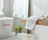 Embroidered Cotton Bath Towels