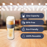 Unbreakable Double Wall Insulated Freezable Beer Glasses