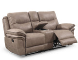 Isabella Sand 3 Piece Manual Motion Set (Sofa, Loveseat & Chair)