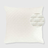 Bamboo Quilted Euro Sham 1 Piece - Ivory