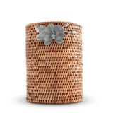 Orchids Hand Woven Wicker Rattan Utensils Holder