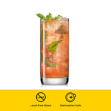 Faye Highball Glasses, 13 oz