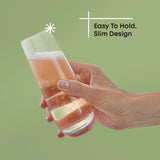 Milo Champagne Glasses, 9.5 oz