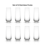 Milo Champagne Glasses, 9.5 oz