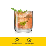 Faye Double Old Fashioned Whiskey Glasses, 10 oz