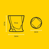 Atlas Whiskey Glasses, 10 oz