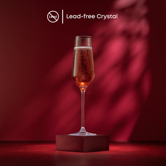 Layla Champagne Glasses, 6.5 oz