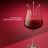 Layla Red Wine Glasses, 17 oz