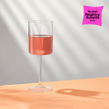 Claire White Wine Glasses, 11.4 oz