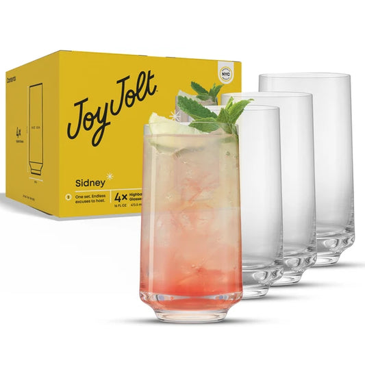 Sidney Highball Glasses, 16 oz