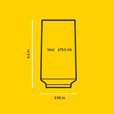 Sidney Highball Glasses, 16 oz