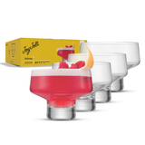 Sidney Stemless Coupe Glasses, 10 oz