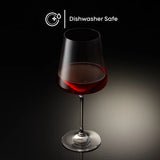 Sidney Burgundy Wine Glasses, 22.5 oz