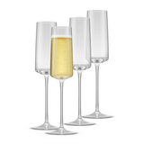 Sidney Champagne Flutes, 7 oz
