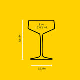 Sidney Coupe Glasses, 8 oz