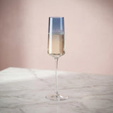 Sidney Blue Ombre Champagne Flutes, 7 oz
