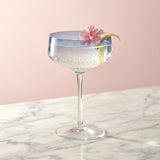 Sidney Blue Ombre Coupe Glasses, 8 oz