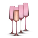 Sidney Champagne Flutes, 7 oz