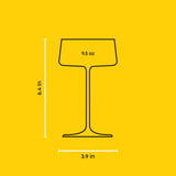 Aura Coupe Glasses, 9.5 oz