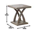 Jocelyn Grey 3-Piece Set(Cocktail & 2 End Tables)