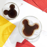 Disney 4-Piece Mickey Mouse 3D Double Wall Glasses