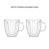 Disney Minnie Mouse 3D Double Wall Glass Mugs, 13 oz