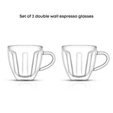 Disney Minnie Mouse 3D Double Wall Espresso Glasses, 5.4 oz