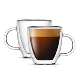 Savor Double Wall Espresso Glasses, 5.4 oz