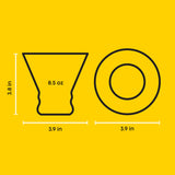Afina Martini Glasses, 8.5 oz