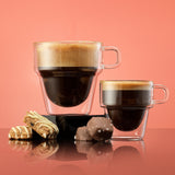 Stoiva Double Wall Espresso Glasses, 5 oz