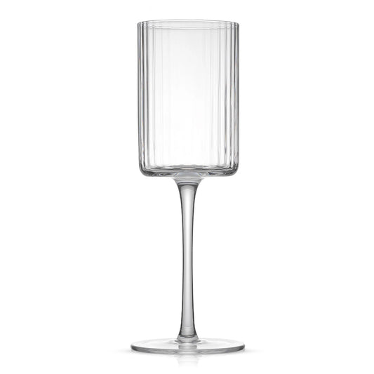 Elle Fluted White Wine Glasses, 11.5 oz