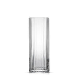 Elle Fluted Cylinder Highball Glasses, 16 oz