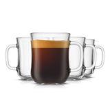 Diner Glass Coffee Mugs, 15.5 oz