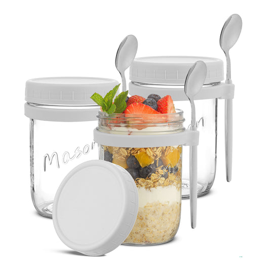 Dawn Overnight Oats Glass Containers