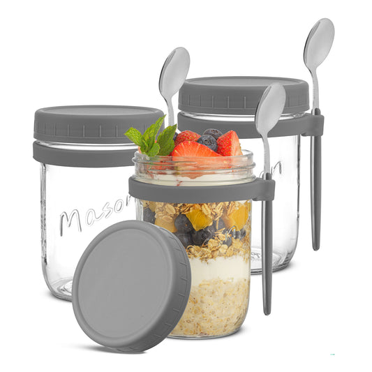 Dawn Overnight Oats Glass Containers