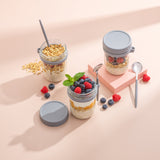 Dawn Overnight Oats Glass Containers
