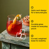 Flow Optic Swirl Short Glasses, 13oz