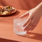Lotus Ribbed Double Old Fashioned Glasses, 12oz