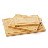 3-Piece Bamboo Kitchen Cutting Board Set