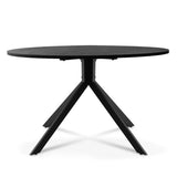 Jones 43" Modern Black Round Dining Table
