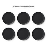 Mesa 6-Piece Stoneware Dinner Plates Set