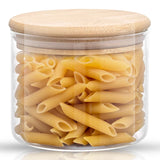 Glass Storage Jars with Airtight Lids Set