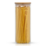 Glass Storage Jars with Airtight Lids Set