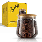 Glass Jar with Airtight Bamboo Lid