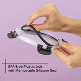 12 Glass Storage Containers with Leakproof Lids Set