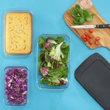 Borosilicate Glass Oven Dishes with Airtight Lids
